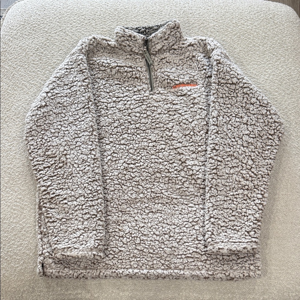 TMTM .Co Cozy Sherpa Quarter-Zip Pullover